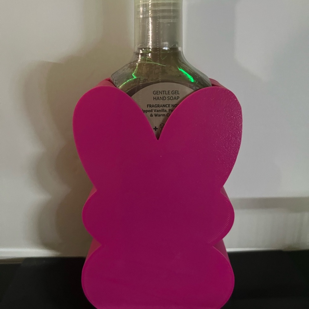 Easter Pink Peeps bath and body works Gel soap holder - Picture 2 of 3